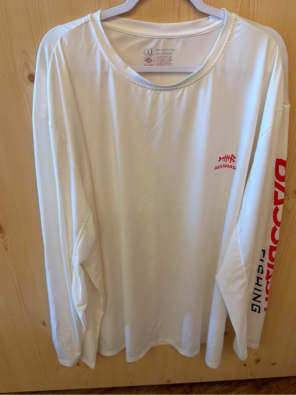 Bassdash Men’s 4XL Long Sleeve Fishing Shirt UPF Outdoor Lake Boating
